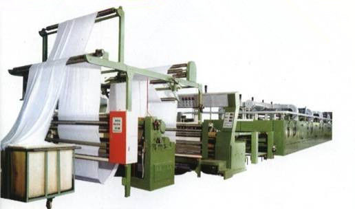 Machine de stenter d'air chaud avec des chambres de système de gaz 8 sections